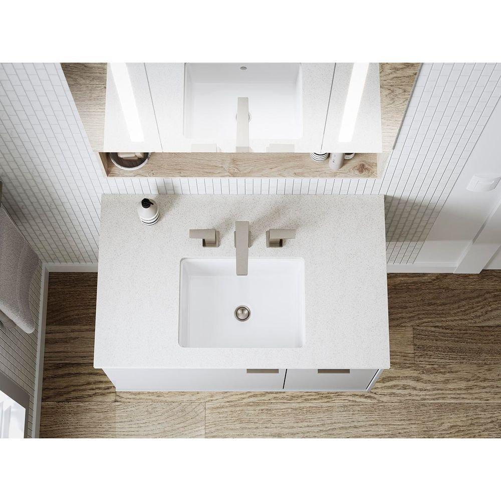 KOHLER White Undermount Bathroom Sink 
