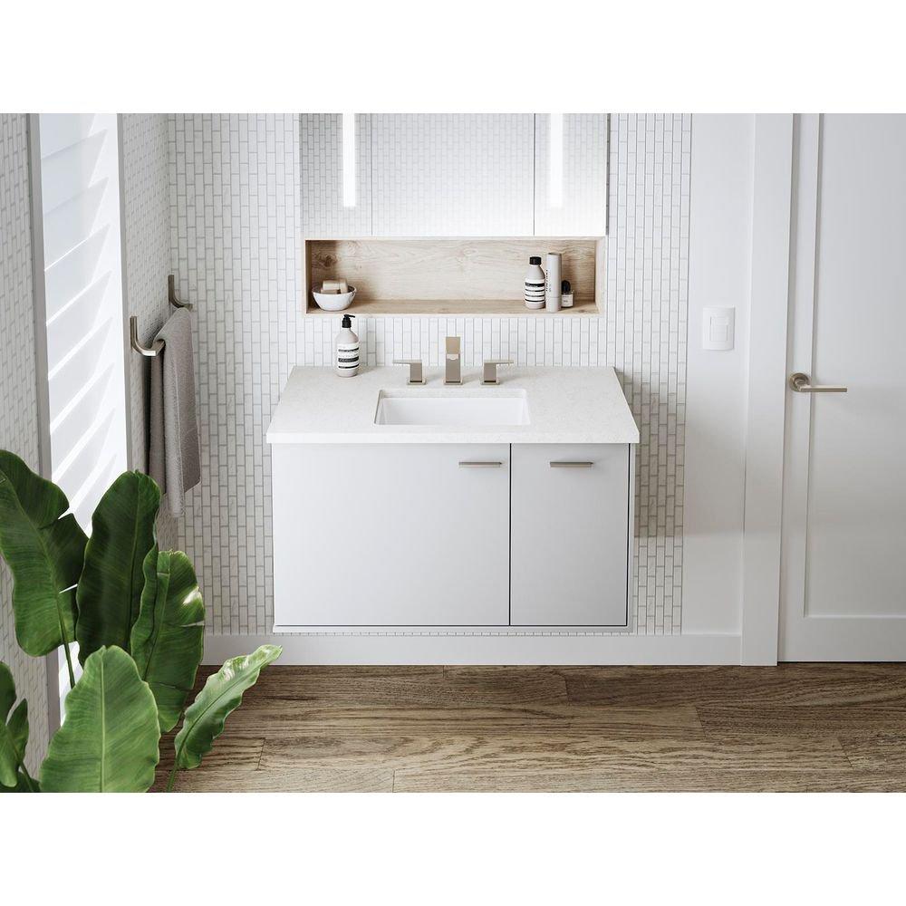 KOHLER White Undermount Bathroom Sink 