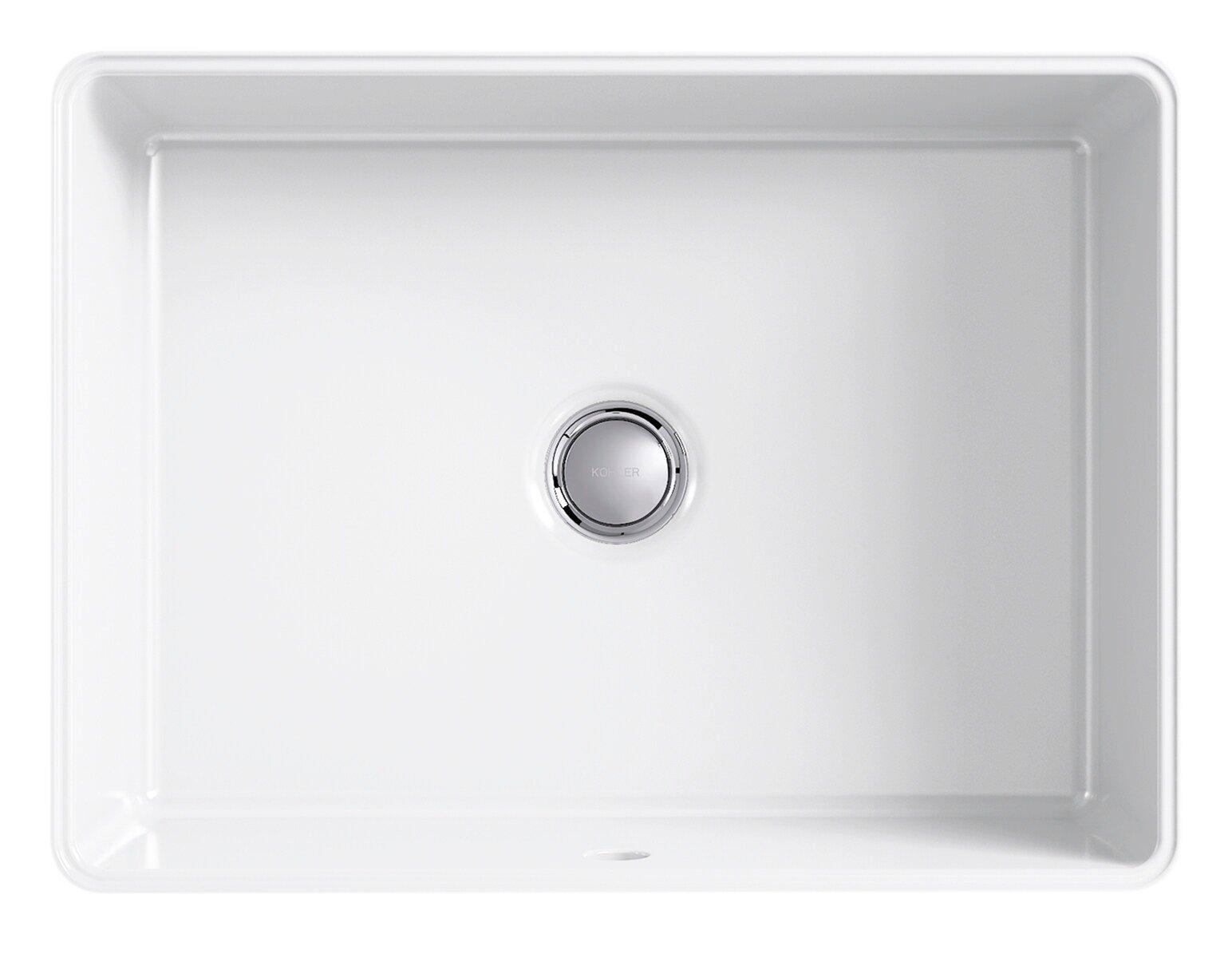 KOHLER White Undermount Bathroom Sink 