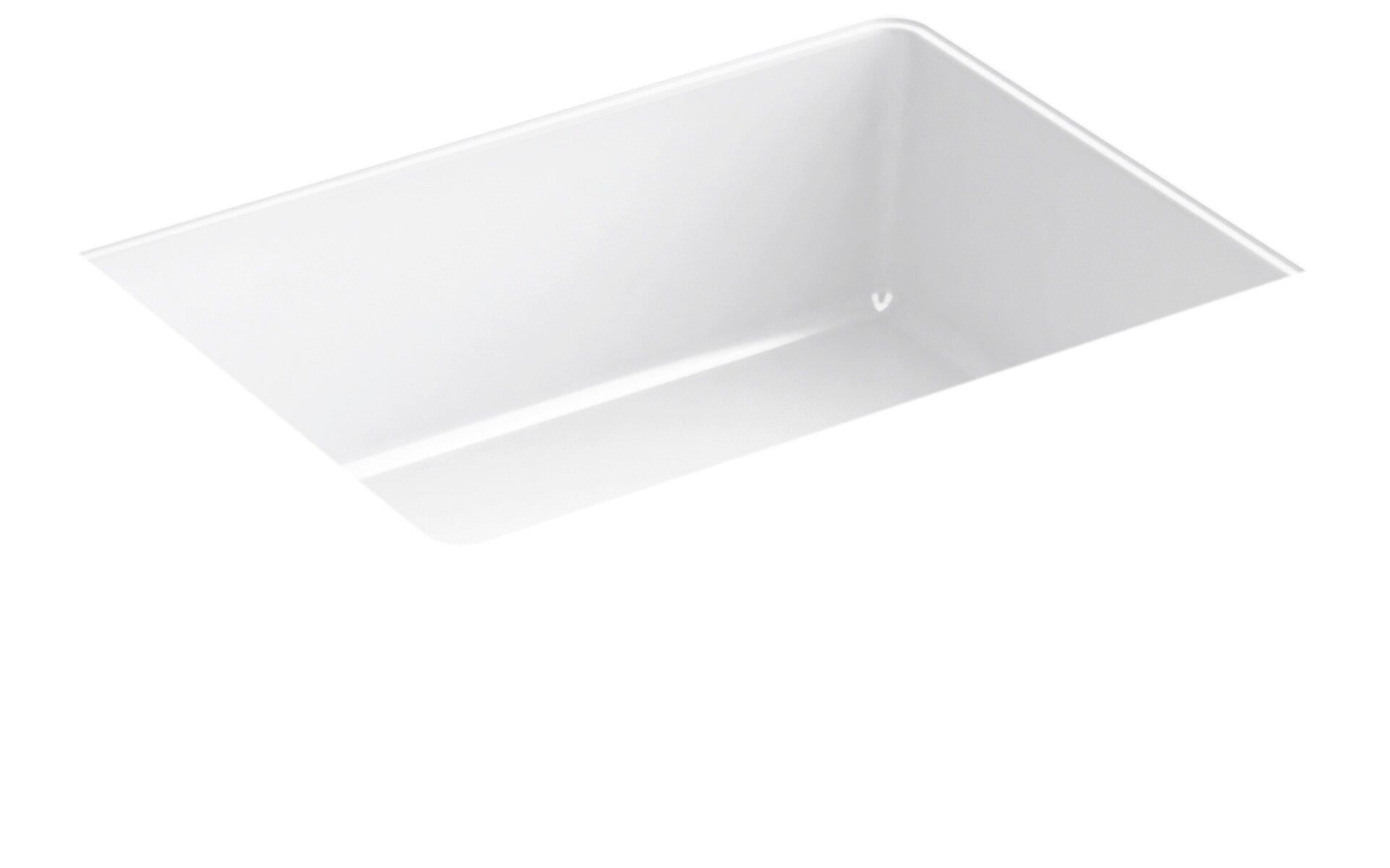 KOHLER White Undermount Bathroom Sink 