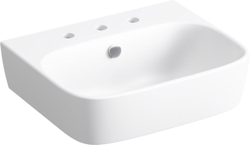 KOHLER White Wall Mount Bathroom Sink 