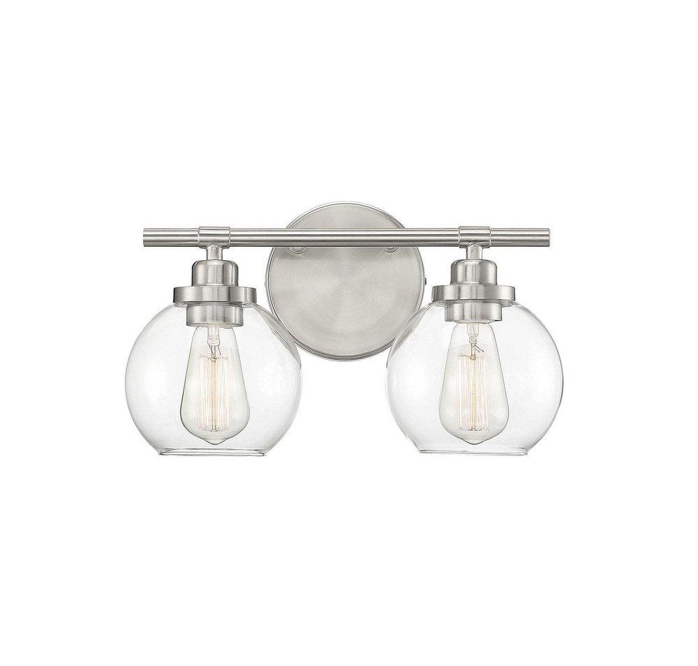 Carson Satin Nickel 2 Light Bath 
