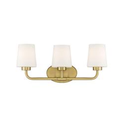 Capra Warm Brass 3 Light Bath