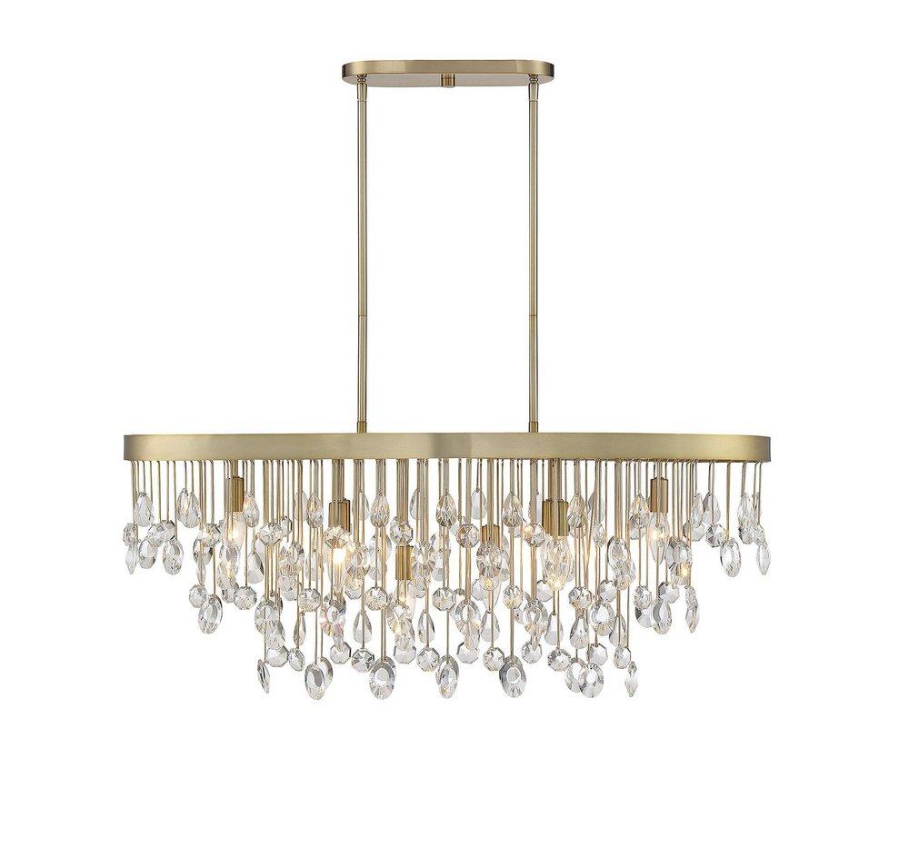 Livorno Noble Brass 8 Light Linear 