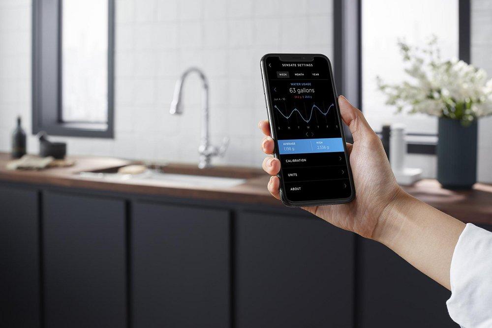 KOHLER Polished Chrome Single Handle Pull Down Kitchen Faucet 