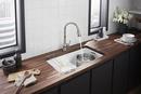 KOHLER Vibrant Polished Nickel Single Handle Pull Down Kitchen Faucet 
