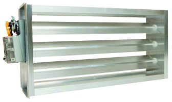 EWC Controls Motorized Dampers Aluminum and Plastic 