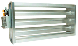 10 in. Motorized Damper Aluminum with Glass Filled Nylon Bearing