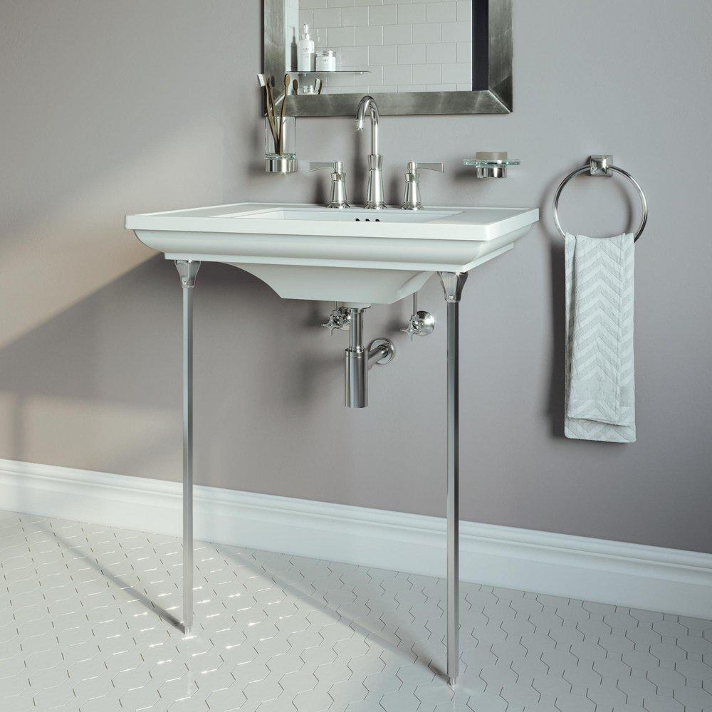 Jones Stephens Chrome Plated 27 in. Lavatory Legs 