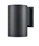 1-Light Outdoor Wall Sconce in Matte Black 