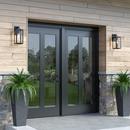 13 in. 1-Light Outdoor Wall Sconce in Powder Coated Black 
