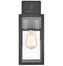 13 in. Tall Outdoor Wall Sconce in Powder Coat Black