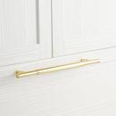 21 in. Cylinder Appliance Pull in Polished Brass