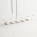 15 in. Cylinder Appliance Pull in Brushed Nickel