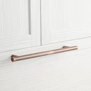 Signature Hardware Antique Copper 15 in. Cylinder Appliance Pull 
