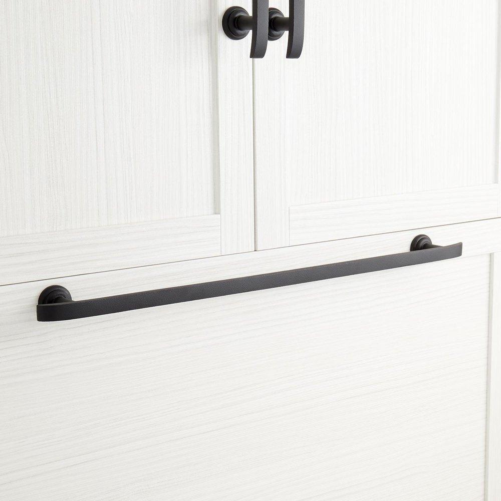 Signature Hardware Dark Bronze Flat Appliance Pull in Dark Bronze 