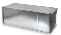 16 x 10 x 48 in. Aluminum Rectangular Duct Pipe
