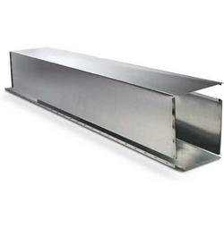 20 x 8 x 60 in. Aluminum Rectangular Duct Pipe