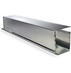 22 x 10 x 60 in. Aluminum Rectangular Duct Pipe
