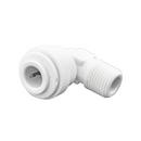 John Guest White OD Tube x NPTF Plastic 90 Degree Reducing Rigid Elbow