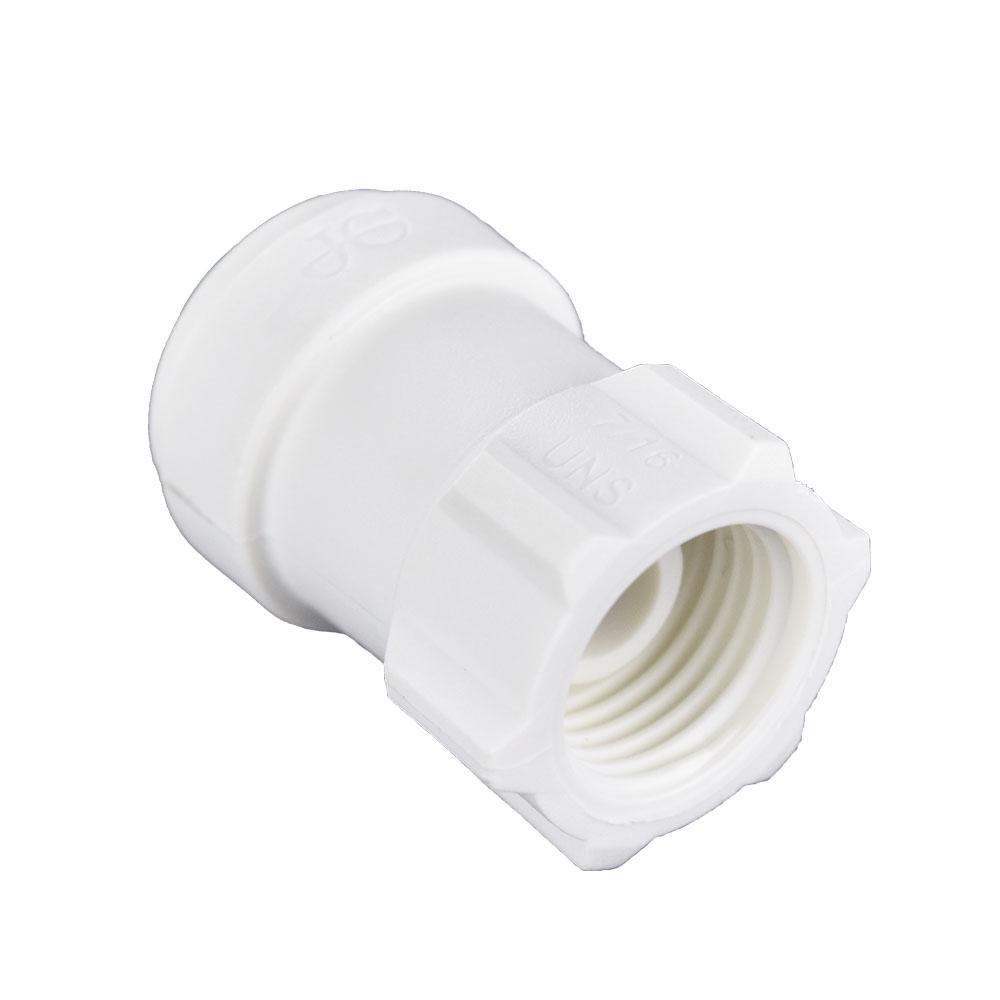 John Guest White MPT x Socket Fusion PP-RCT Adapter 