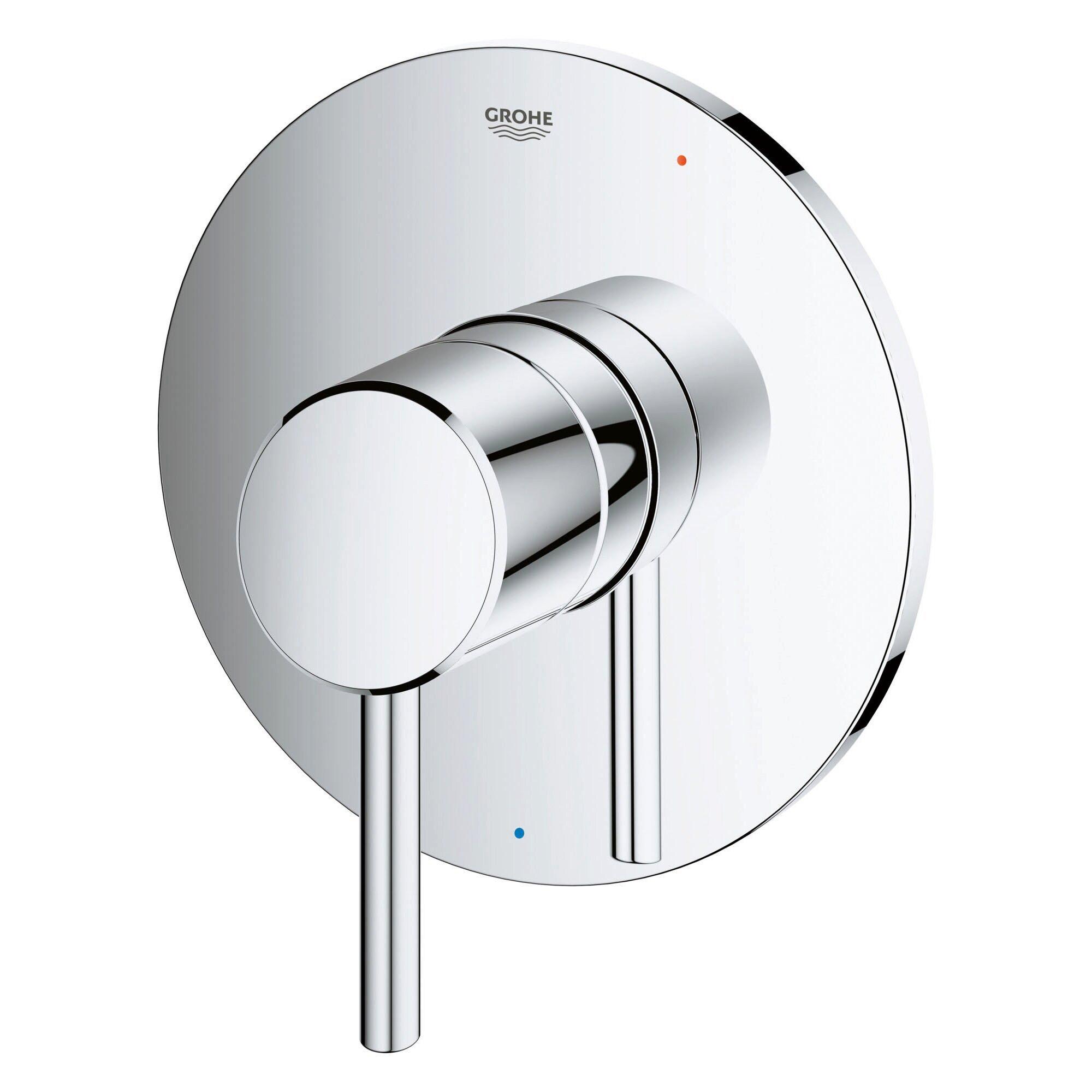 GROHE StarLight Chrome Single Handle Pressure Balancing Valve Trim 