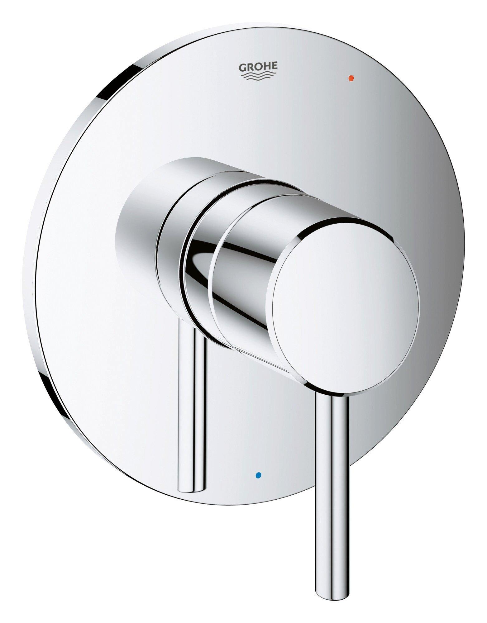GROHE StarLight Chrome Single Handle Pressure Balancing Valve Trim 