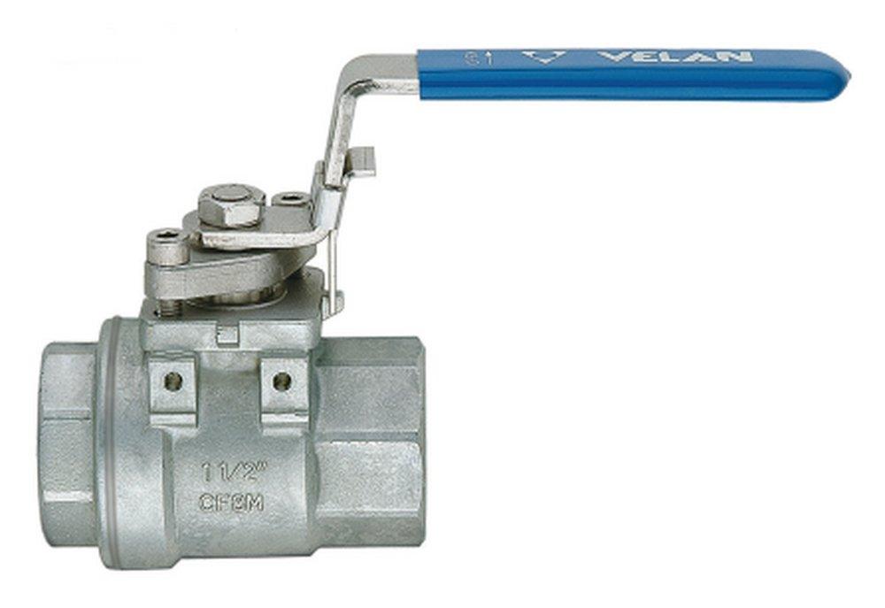 1-1/4 in. Stainless Steel Regular Port NPT 2000# Ball Valve 