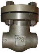 Vogt Valves 800# Thrd A105 T8 Piston Check Valve Reduced Port Bolted Cover Forged Steel, API 602 