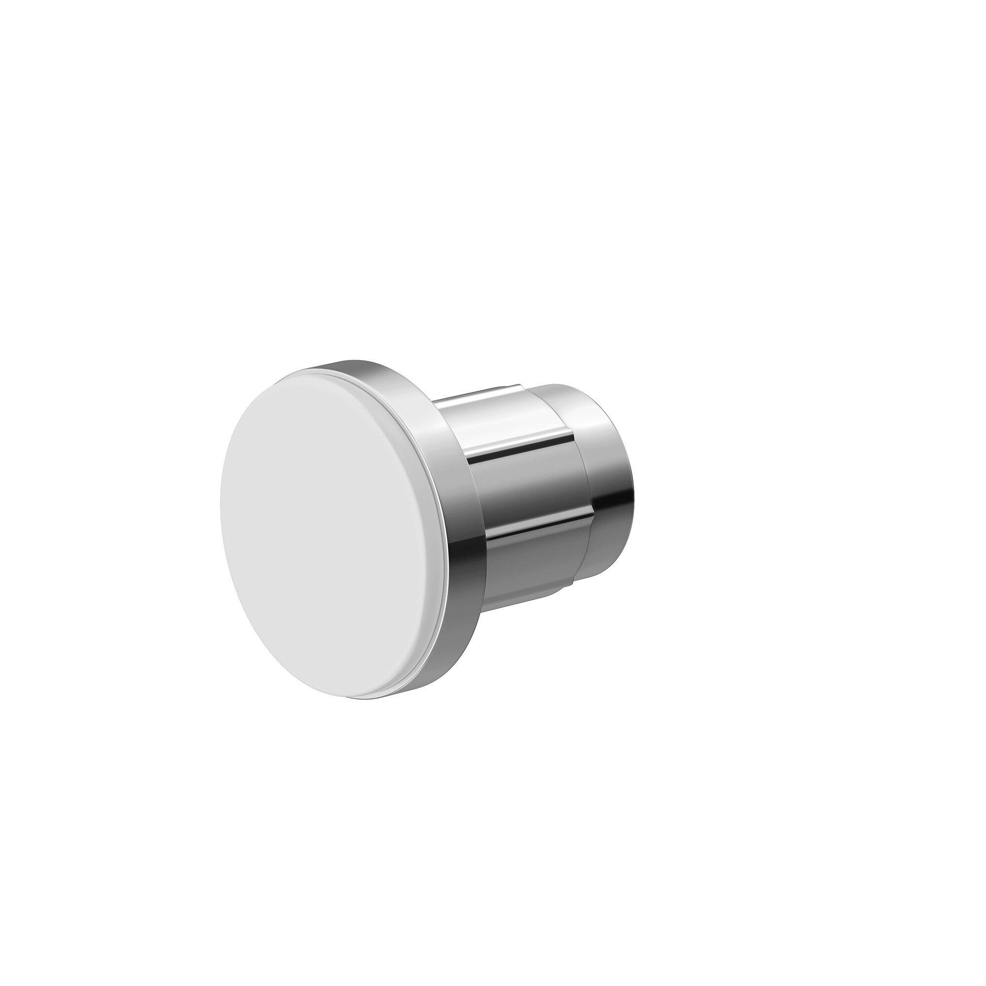Jones Stephens Chrome Plated 1-5/8 in. Plastic Jiffy Flange for 15/16 in. and 1 in. Rods 