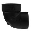 Black ABS DWV 90&deg; Street Vent Elbow 