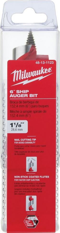 1-1/8 x 4 in. 1 Piece Auger