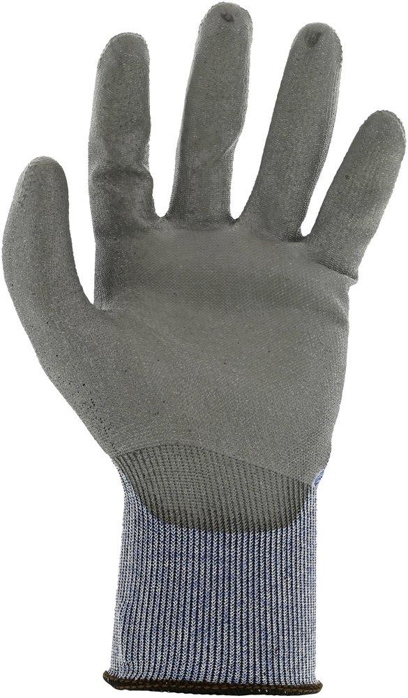 Mechanix Wear Light Grey 15 ga Polyurethane Coated HPPE and Nitrile Cut Resistant Gloves in Light Grey and Blue 