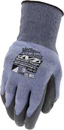 Mechanix Wear Light Grey 15 ga Polyurethane Coated HPPE and Nitrile Cut Resistant Gloves in Light Grey and Blue 