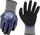 Micro-foam Nitrile Coated Plastic Reusable Cut Resistant Gloves in Blue Size 7