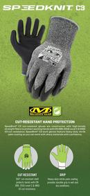 Mechanix Wear Black 10 ga Micro-foam Nitrile Coated HPPE, Nylon, Kevlar&reg;, Spandex and Steel Cut Resistant Gloves in Black 