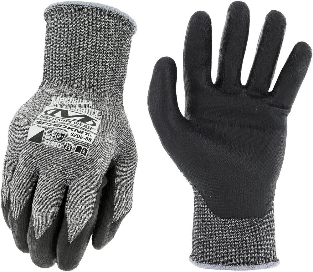 Mechanix Wear Black 10 ga Micro-foam Nitrile Coated HPPE, Nylon, Kevlar&reg;, Spandex and Steel Cut Resistant Gloves in Black 