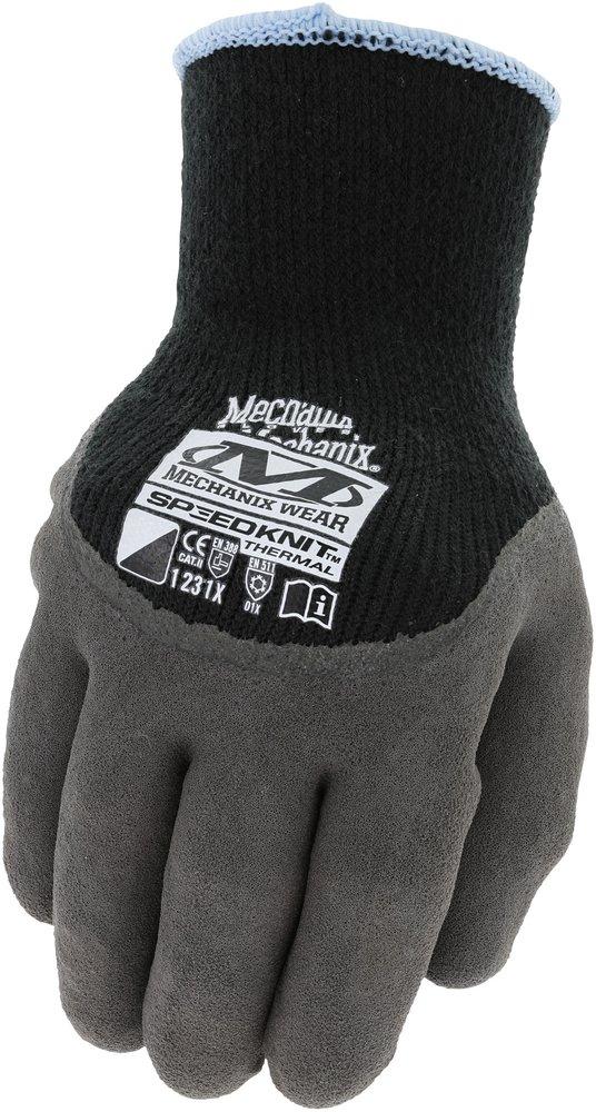 Mechanix Wear Black 10 ga Nitrile Coated Rubber, HPPE, Nylon and Polyester Thermal Insulation Work Gloves in Black 