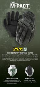 Mechanix Wear Black 0.5mm Nylon, Polyester and TPR Tactical Gloves in Black 