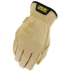 XXL Size Leather Work Gloves in Brown