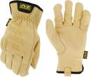 XXL Size Leather Work Gloves in Brown