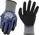 Mechanix Wear Blue Micro-foam Nitrile Coated Plastic Reusable Cut Resistant Gloves in Blue 