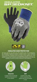 Mechanix Wear 15 ga Nitrile Coated Nylon, Polyurethane and Rubber Insulation Work Gloves 