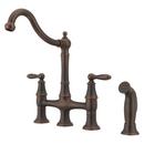 Pfister Rustic Bronze Two Handle Bridge Kitchen Faucet 