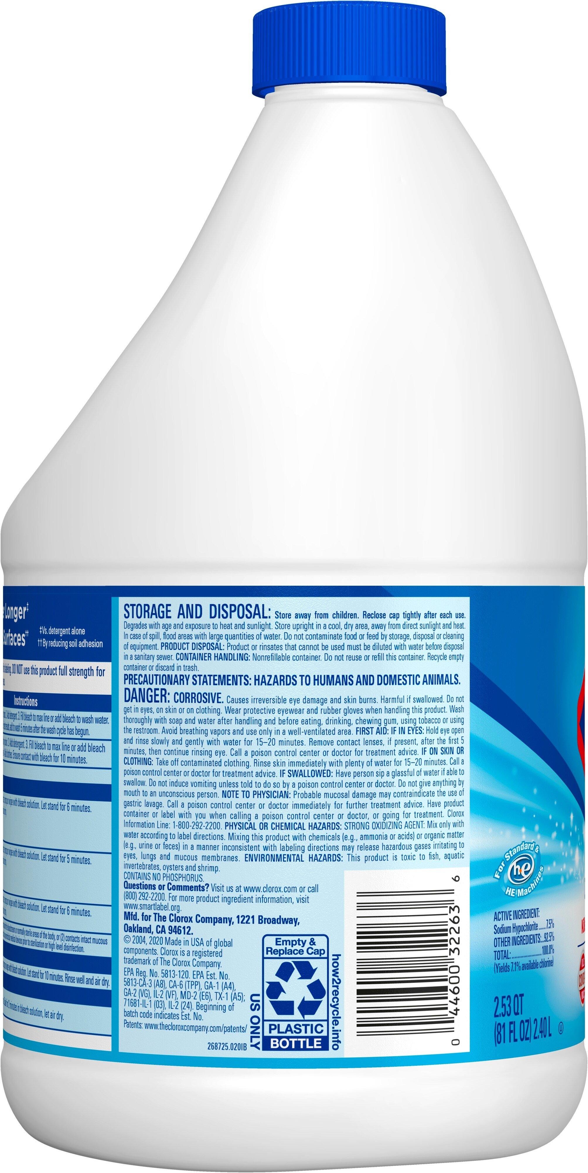 Clorox Regular Bleach (Case of 6) 