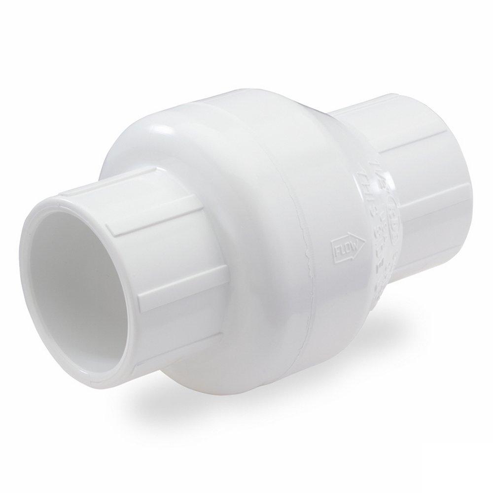 Harvard White Plastic Slip Swing Check Valve 