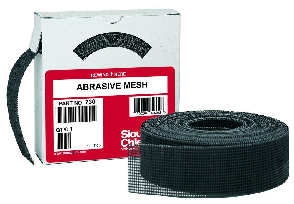 Sioux Chief Black Open Mesh Grit Sand Cloth 