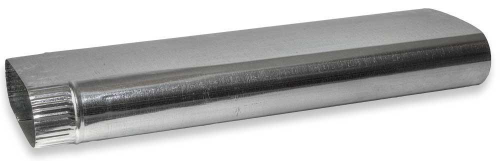 6 in x 100 in Oval Duct Pipe 