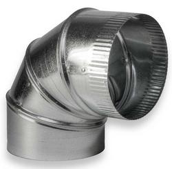 8 in. 24 ga 90 Degree Duct Elbow