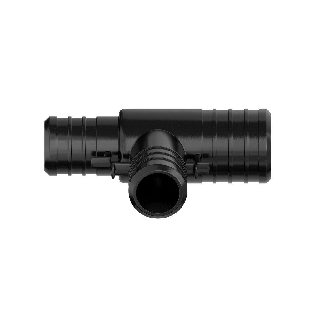 Jones Stephens Black Plastic PEX Crimp Tee 